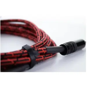 Cordial Cable Guitare Jack Droit /Coudé 3 M Tweed Rouge