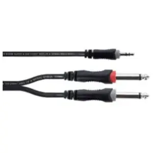 Comparateur de prix : Cordial Câble Y bretelle mini-jack stéréo / 2 jacks mono 5 m