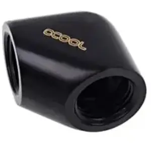 Alphacool Raccord coudé G1/4 Noir