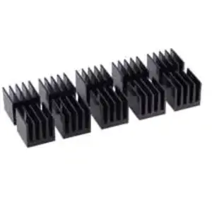 Alphacool Alphacool GPU Ram Aluminium Heatsinks 15x15mm - Noir - 10 pièces pas cher