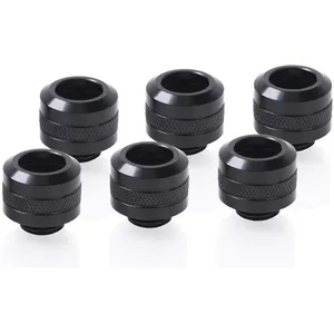 Alphacool Eiszapf. Pro 13mm 6erpack Bk  Hardtube Fitting G1/4 - 10 pas cher