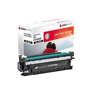 AgfaPhoto Compatible avec HP 507X (CE400X) Agfa Photo APTHPCE400XE Toner noir - 123CONSOMMABLES pas cher