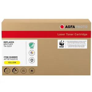 Compatible Avec Brother Tn-325y Agfa Photo Aptbtn325ye Toner JauneVendu parfnac