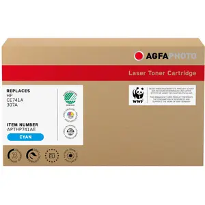 AgfaPhoto Agfa Photo APTHP741AE Cartouche de Toner 7300 Pages Cyan/Bleu pas cher