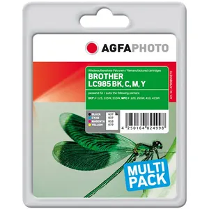 Comparateur de prix : Agfaphoto Compatible Avec Brother Lc-985-bk C M Y (lc985valbpdr) Agfa ...