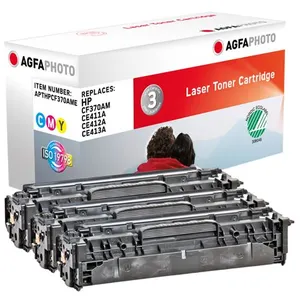 Comparateur de prix : AgfaPhoto APTHPCF370AME Cartouche de toner 3 pièce(s) Cyan, Magenta, J...