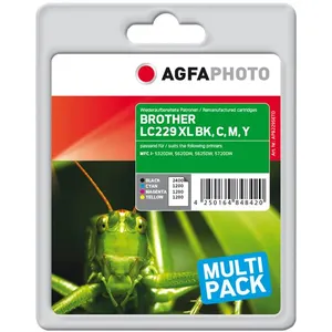 Comparateur de prix : AgfaPhoto Multi pack - Pack de 4 - noir, jaune, cyan, magenta - compat...