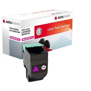 Comparateur de prix : AgfaPhoto - Magenta - compatible - cartouche de toner (alternative pour : Lexmark 800X3, Lexmark 80C0X30) - pour Lexmark CX510de, CX510de SPR Columbia,