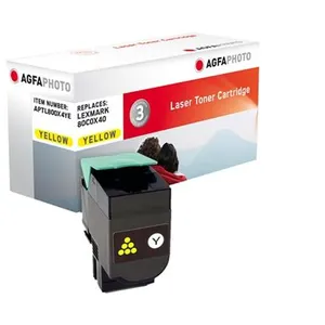 Comparateur de prix : AgfaPhoto - Jaune - compatible - cartouche de toner (alternative pour : Lexmark 800X4, Lexmark 80C0X40) - pour Lexmark CX510de, CX510de SPR Columbia,