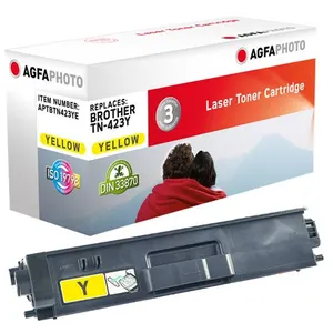 AgfaPhoto Compatible avec Brother TN-423Y Agfa Photo APTBTN423YE Toner Jaune - 123CONSOMMABLES pas cher