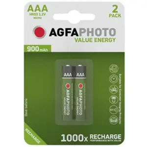Agfaphoto Rechargeable Micro AAA 2 Pièces - Piles pas cher