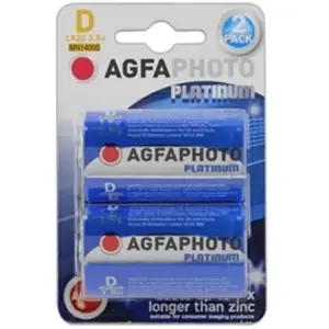 AgfaPhoto Batterie Mono D LR 20 (2 pièces) pas cher