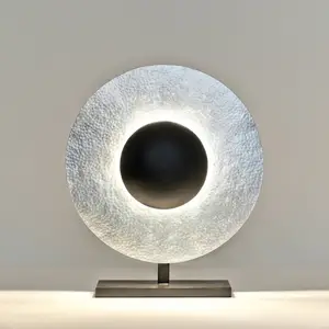 Holländer Lampe à poser Satellite 52 cm argentée/noire pas cher