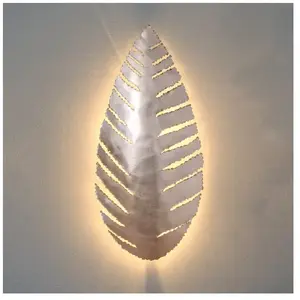 Comparateur de prix : Holländer Applique Pietro en forme de feuille, argentée