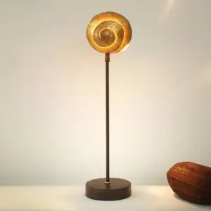 Holländer Jolie lampe Schnecke Gold en fer pas cher