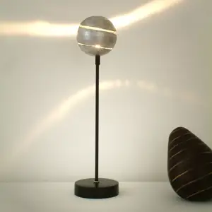 Holländer Lampe à poser KUGELBLITZ SILBER, fer pas cher