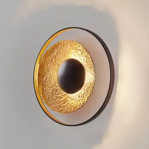 Holländer Applique Satellite en doré et brun, Ø 40 cmVendu parluminaire