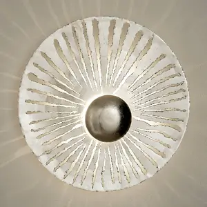 Holländer Applique LED Pietro, forme ronde, argentéeVendu parluminaire