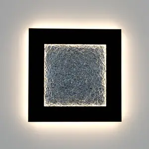 Holländer Applique murale LED Plenilunio Eclipse, brun/argenté, 80 cmVendu parluminaire