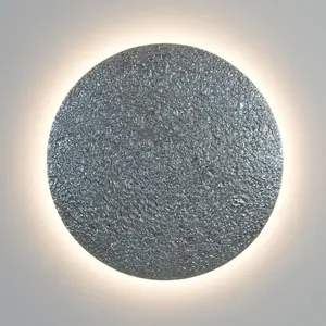 Holländer Applique murale LED Meteor, argenté, Ø 100 cm, ferVendu parluminaire