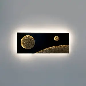 Holländer Applique LED Universo Spettro, noire/doréeVendu parluminaire