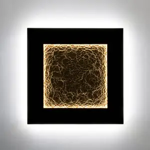 Holländer Applique murale LED Plenilunio Eclipse, brun/doré, 80 cmVendu parluminaire