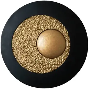 Holländer Applique murale LED Urano, brun-noir/or, Ø 60 cm, ferVendu parluminaire
