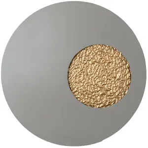 Holländer Applique murale LED Luna, gris/doré, Ø 80 cm, ferVendu parluminaire