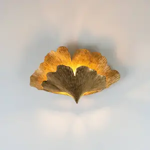 Holländer Applique Ginkgo Due en doré pas cher
