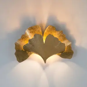 Holländer Applique murale Ginkgo, doré, largeur 38 cm, ferVendu parluminaire