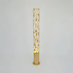 Holländer Lampe sur pied Talismano, doré, hauteur 176 cm, ferVendu parluminaire