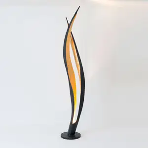 Holländer Lampadaire Barbone, brun-noir, doré