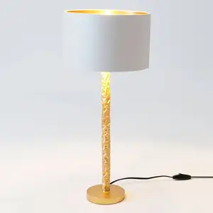 Holländer Lampe table Cancelliere Rotonda blanche/or 57 cmVendu parluminaire