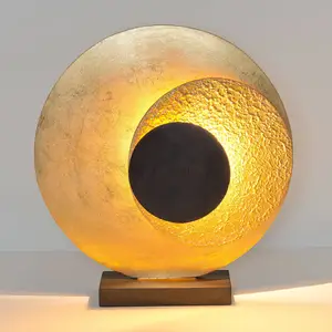 Comparateur de prix : Holländer Lampe à poser LED La Bocca, 43 cm, dorée-brune