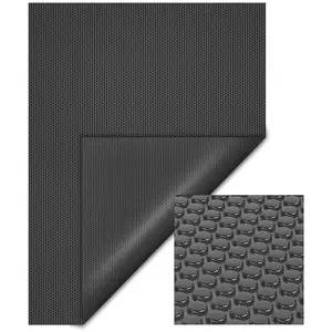 WilTec Bâche solaire à bulles pour piscine 5x8m Noire Protection Couverture C... pas cher