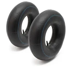 Comparateur de prix : WilTec Lot 2 Chambres air Tondeuse autoportée 15x6.00-6 Pneumatique Valve droite Tracteur gazon - 51924