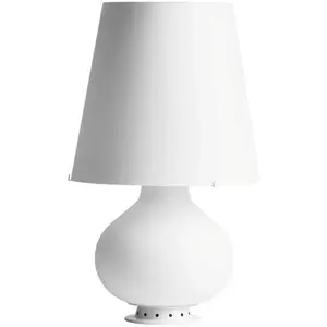FONTANA ARTE lampe de table FONTANA PETITE 1853/0 (H 34 cm - Métal/verre)
