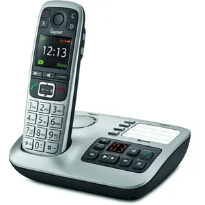 Comparateur de prix : Gigaset Téléphone sans fils dect noir/argent avec répondeur - e560a