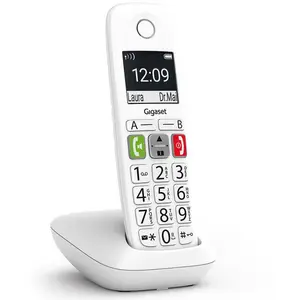 Comparateur de prix : Gigaset E290 Duo Teléfono DECT/analógico Identificador de llamadas Blanco