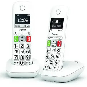 Comparateur de prix : Telephone sans fil GIGASET SIEMENS GIGA E 290 DUO BLANC