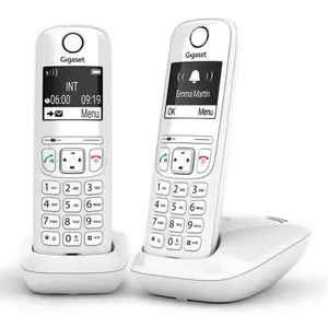 Comparateur de prix : GIGASET Téléphone Fixe AS690 Duo Blanc
