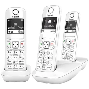 GIGASET Téléphone Fixe AS690 Trio Blanc pas cher