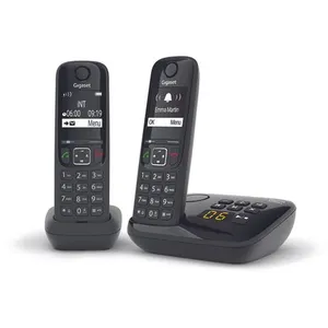 Comparateur de prix : Téléphone fixe Sans fil répondeur GIGASET AS690A DUO REP NOIR