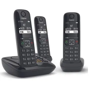 Comparateur de prix : GIGASET Téléphone Fixe AS690 A Trio Noir