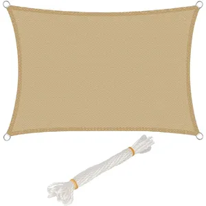 Voile d'ombrage rectangulaire WOLTU - Protection UV pour jardin, terra... pas cher