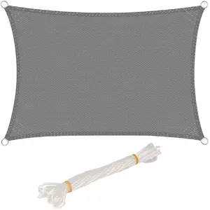 WOLTU Voile d ombrage rectangulaire en polyester,protection contre le ... pas cher