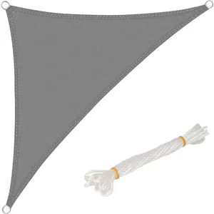 Voile d'ombrage triangulaire WOLTU en HDPE, protection UV pour jardin ... pas cher