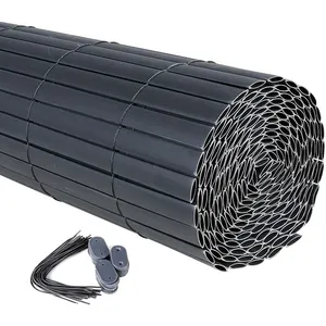WOLTU Canisse PVC pour jardin balcon terrasse. Balcon clôture brise-ve...