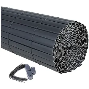 Comparateur de prix : WOLTU Canisse PVC pour jardin balcon terrasse. Balcon clôture brise-ve...
