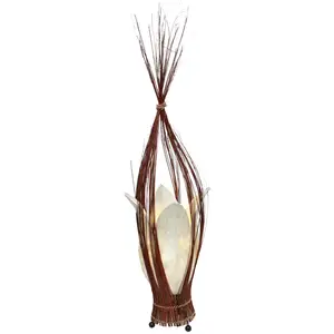 Woru Lampe à poser Marit en design floral pas cher